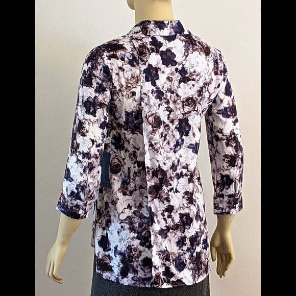 Vera Wang Floral Tunic XS NWT - Picture 2 of 5